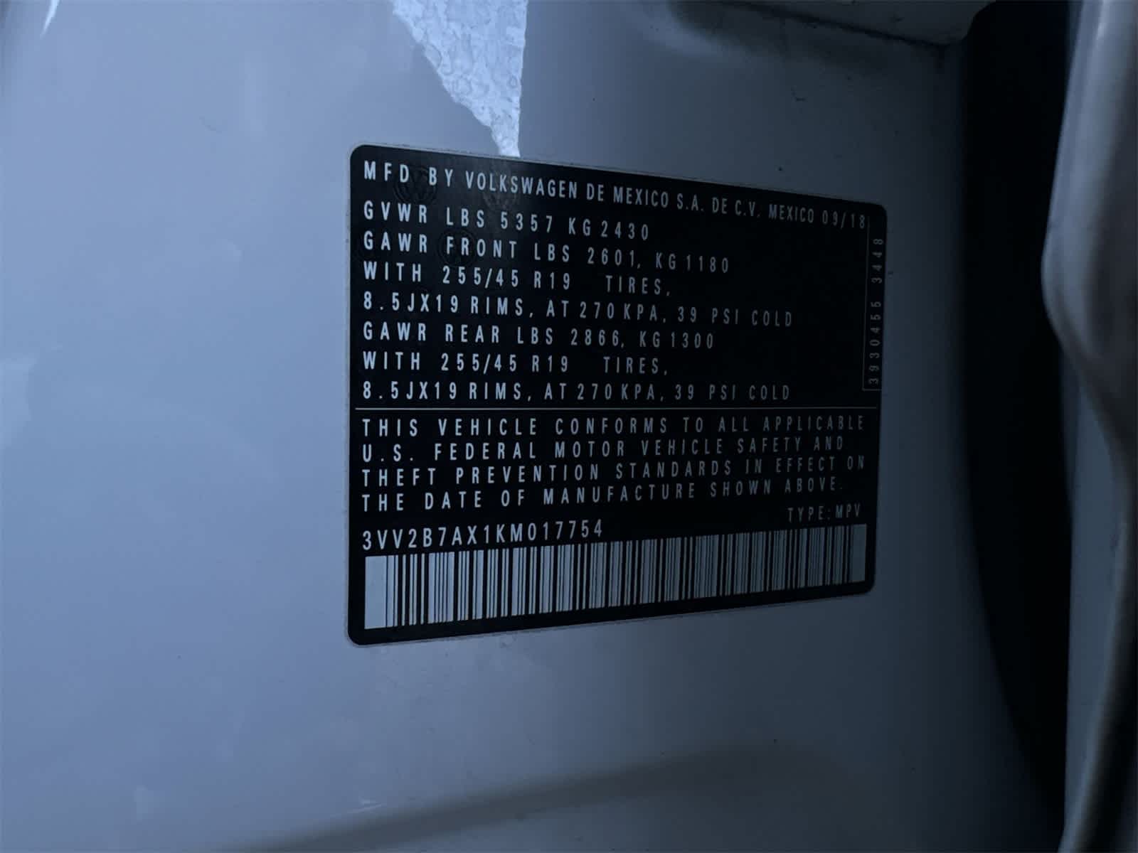 Thumbnail: 2019 Volkswagen Tiguan - 40