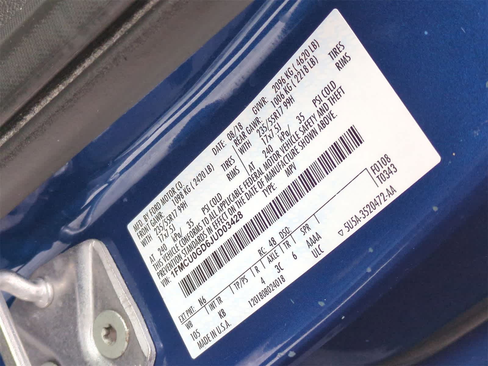 Thumbnail: 2018 Ford Escape - 35