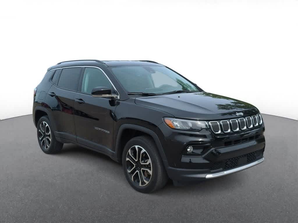 Certified 2022 Jeep Compass Limited with VIN 3C4NJDCBXNT150327 for sale in Troy, MI