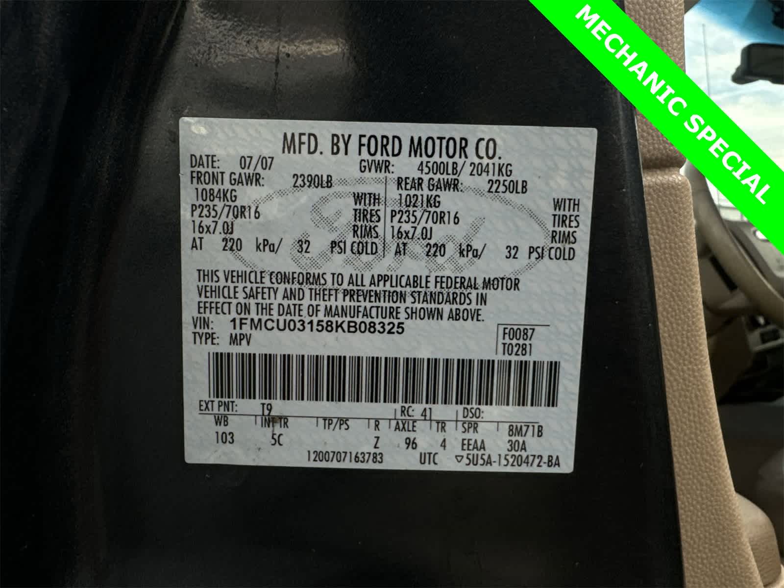 Thumbnail: 2008 Ford Escape - 31