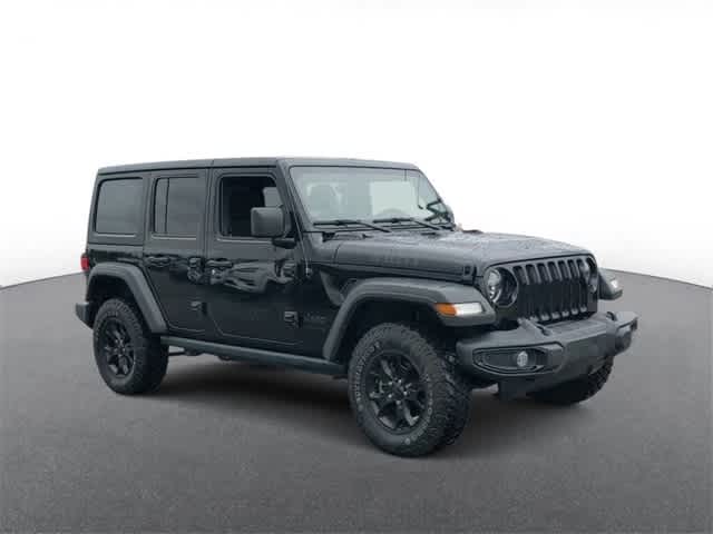 Certified 2022 Jeep Wrangler Unlimited Willys with VIN 1C4HJXDMXNW130040 for sale in Troy, MI