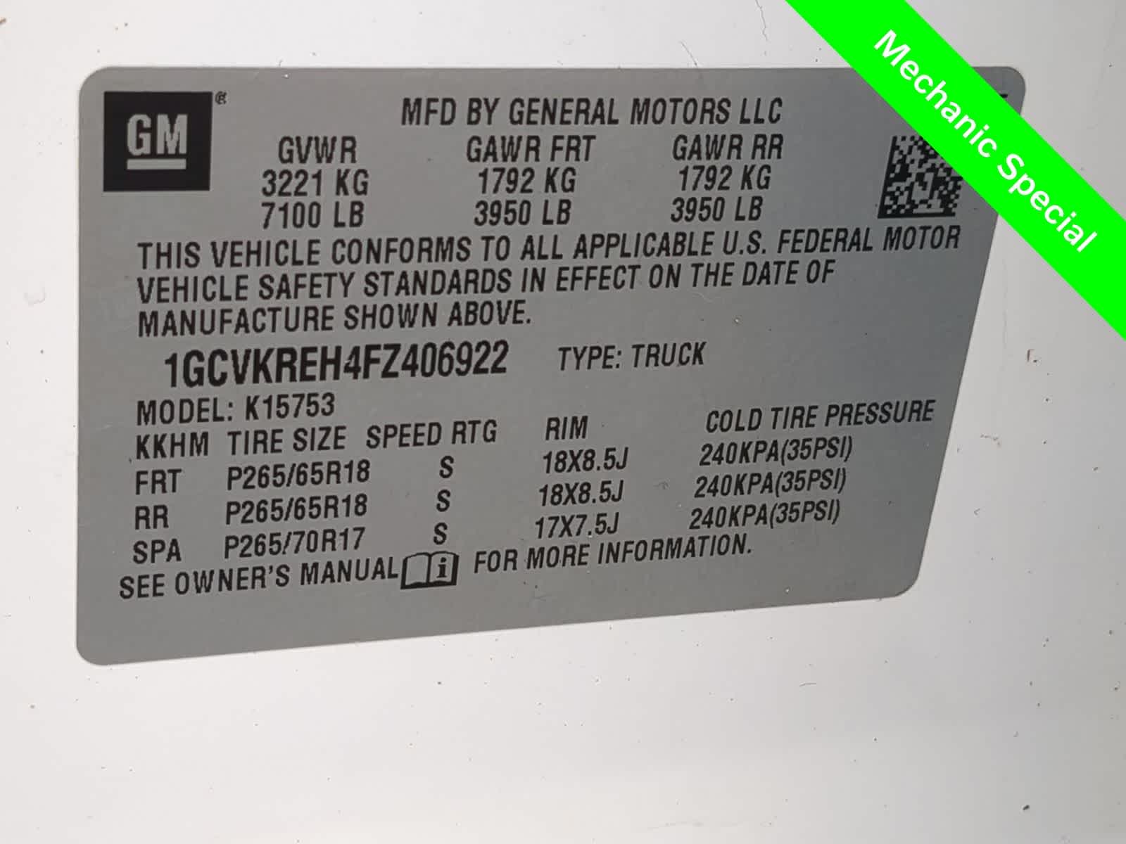 Thumbnail: 2015 Chevrolet Silverado 1500 - 32