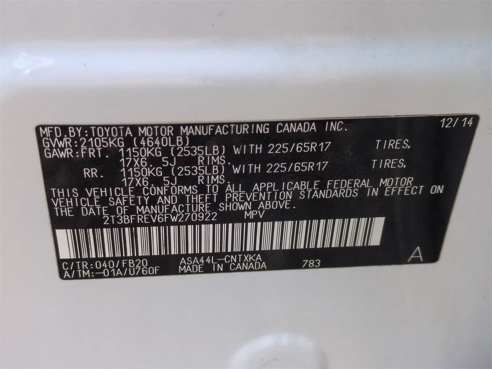 Thumbnail: 2015 Toyota RAV4 - 34