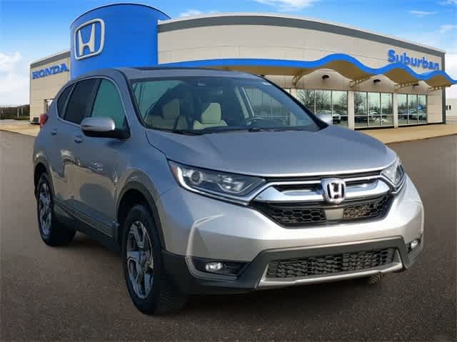 Used 2019 Honda CR-V EX with VIN 2HKRW2H59KH666037 for sale in Farmington, MI