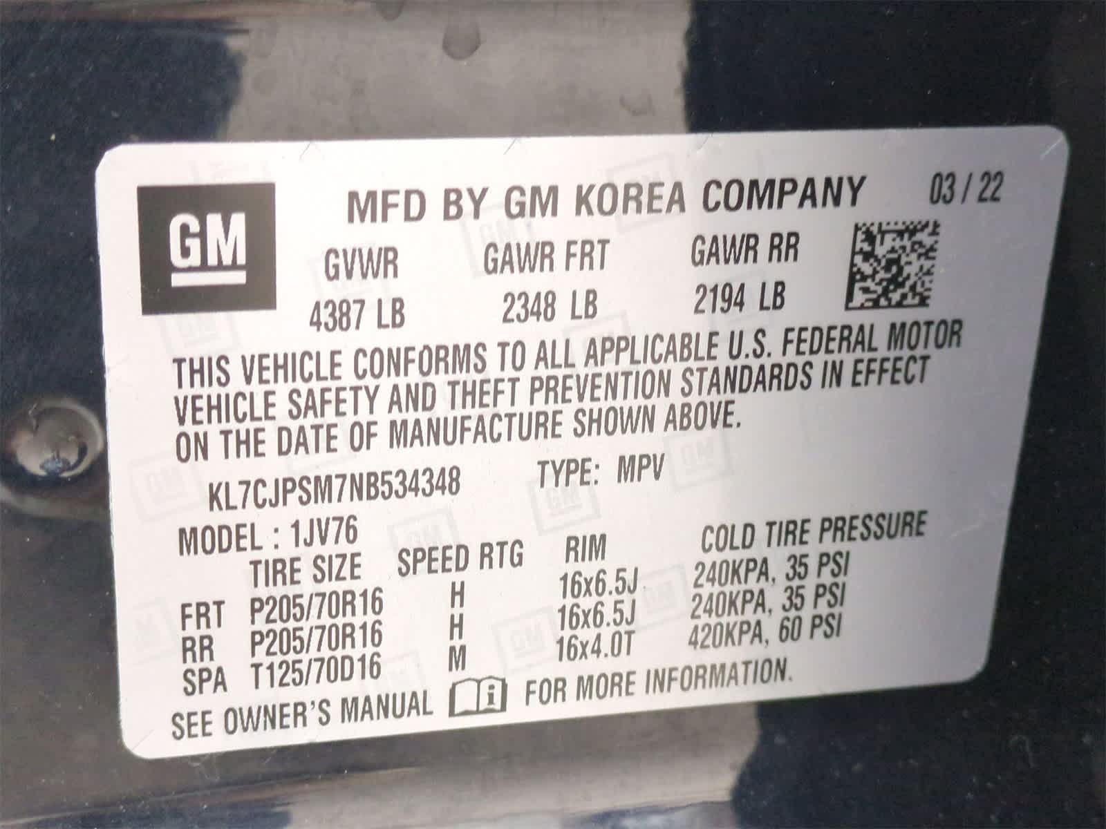 Thumbnail: 2022 Chevrolet Trax - 34