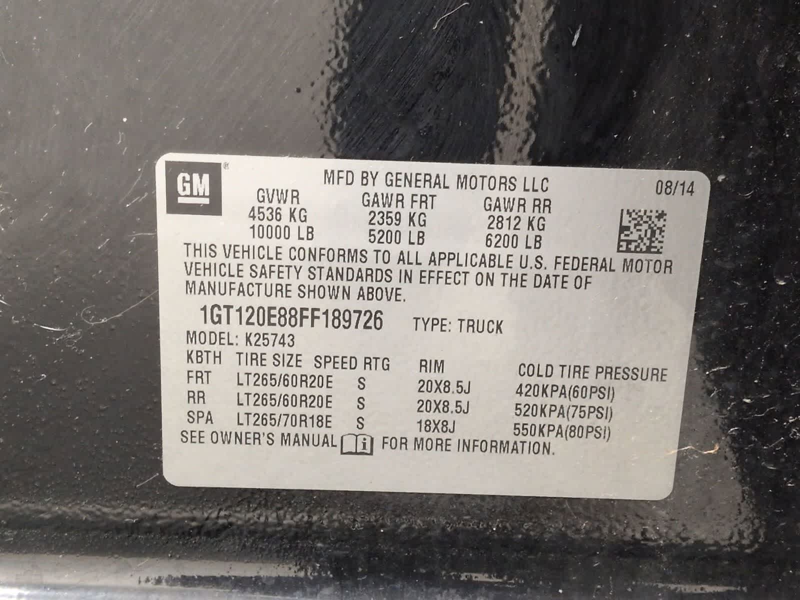 Thumbnail: 2015 GMC Sierra 2500 - 38