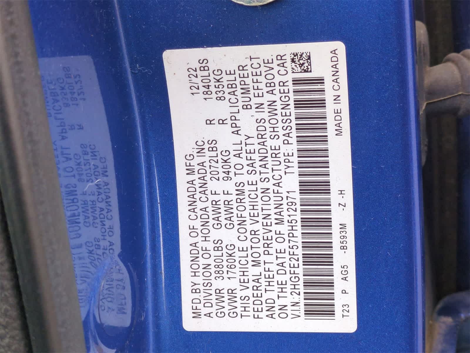 Thumbnail: 2023 Honda Civic - 34