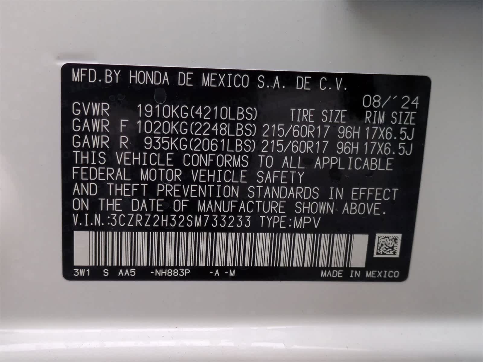 Thumbnail: 2025 Honda HR-V - 35