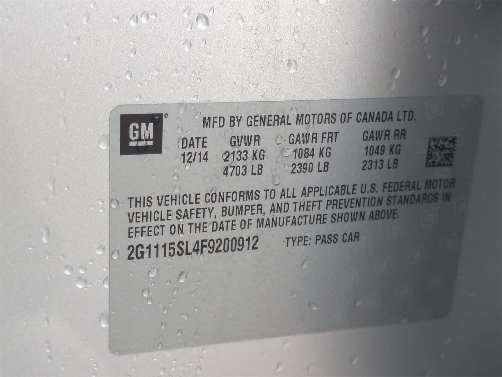 Thumbnail: 2015 Chevrolet Impala - 34
