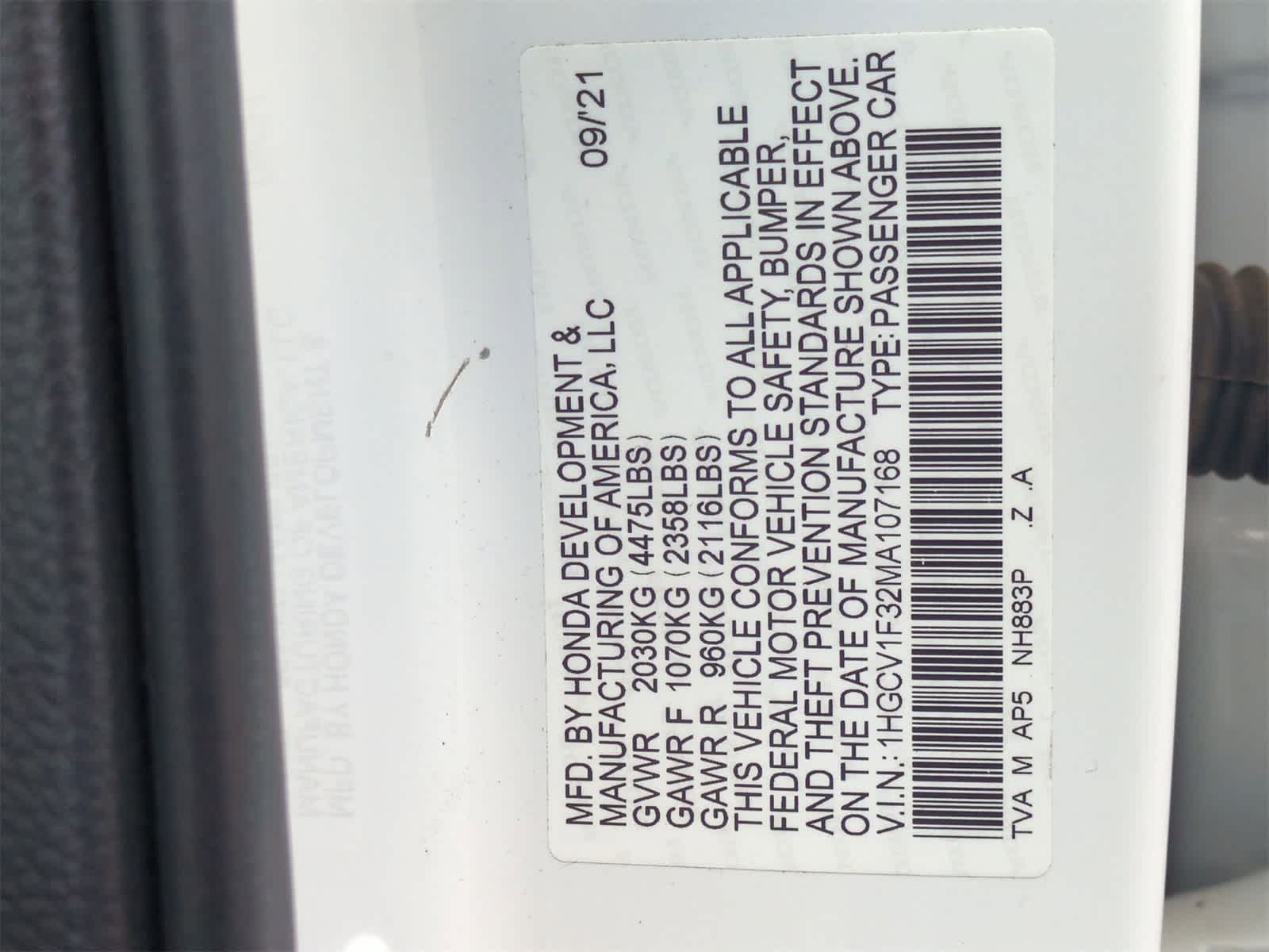 Thumbnail: 2021 Honda Accord - 34