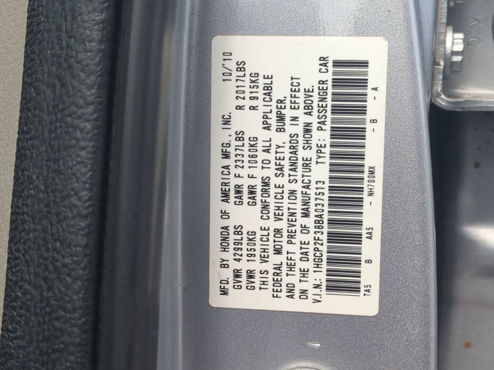 Thumbnail: 2011 Honda Accord - 32