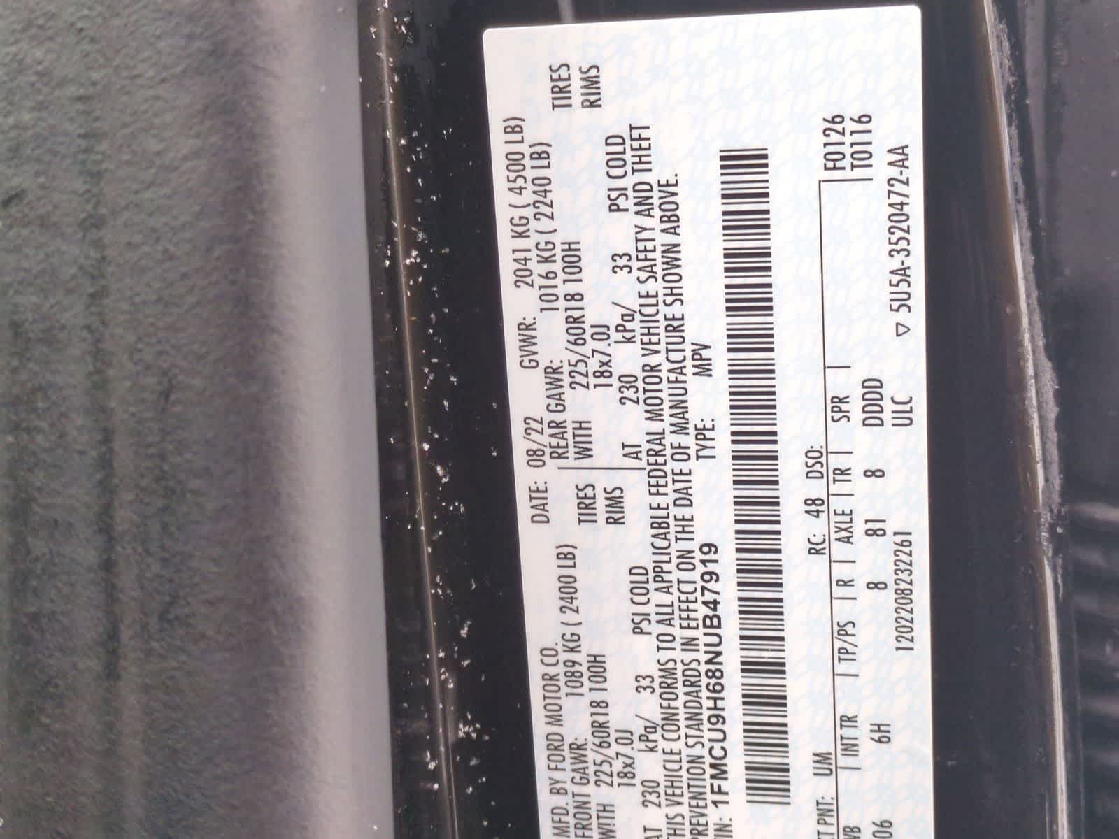 Thumbnail: 2022 Ford Escape - 35