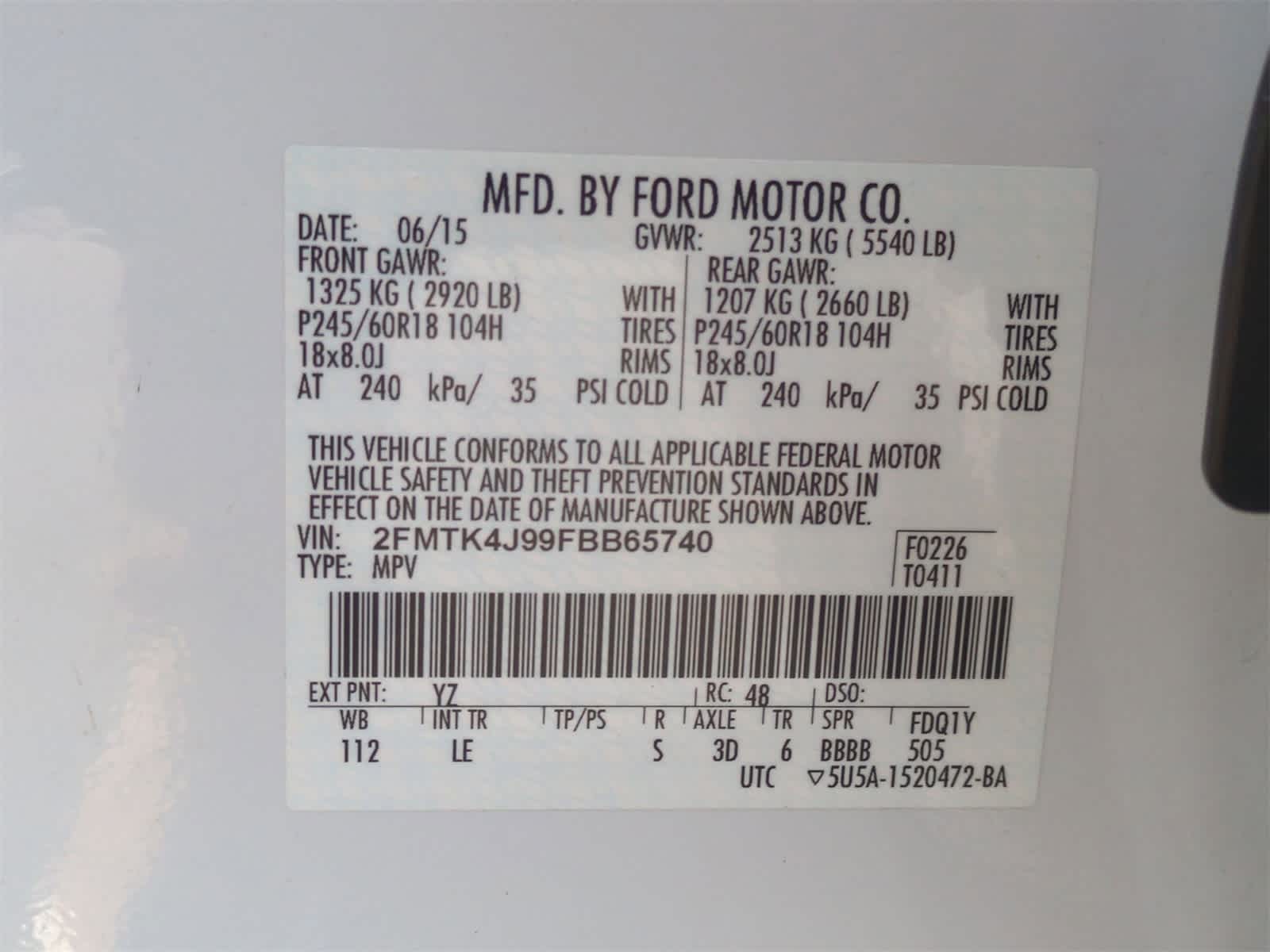 Thumbnail: 2015 Ford Edge - 34