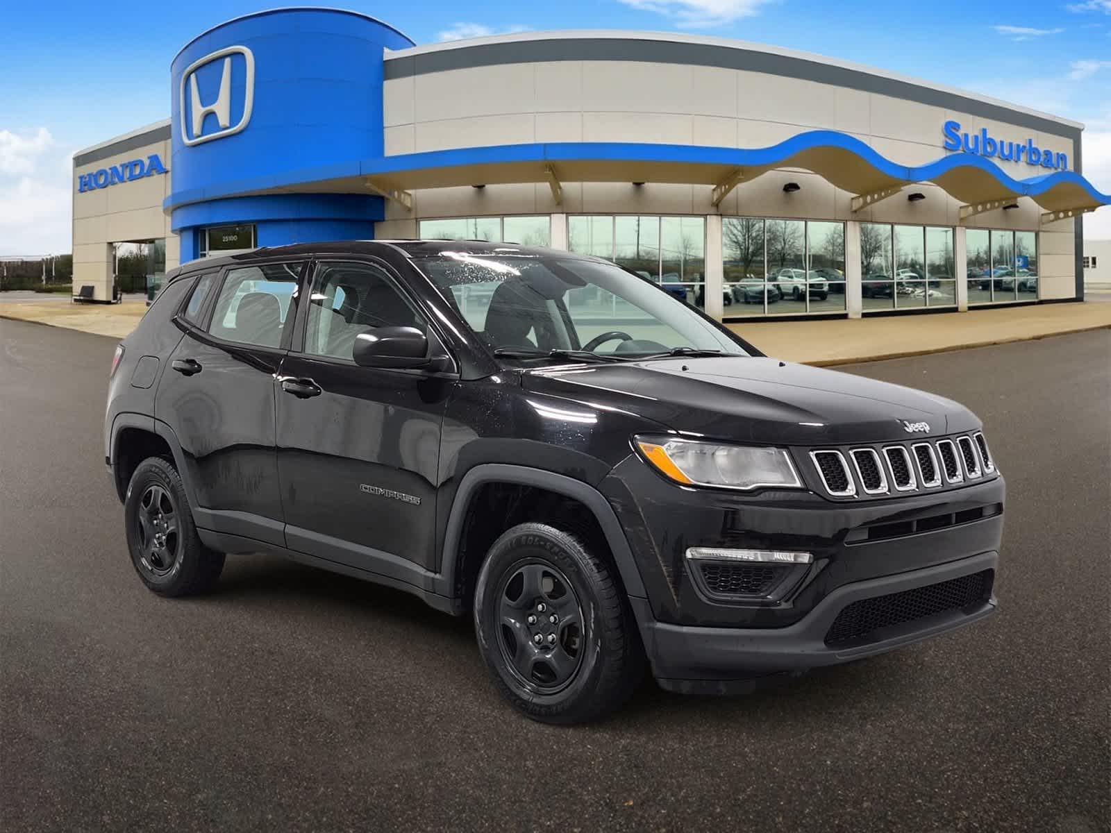 Used 2018 Jeep Compass Sport with VIN 3C4NJDAB8JT374743 for sale in Farmington Hills, MI