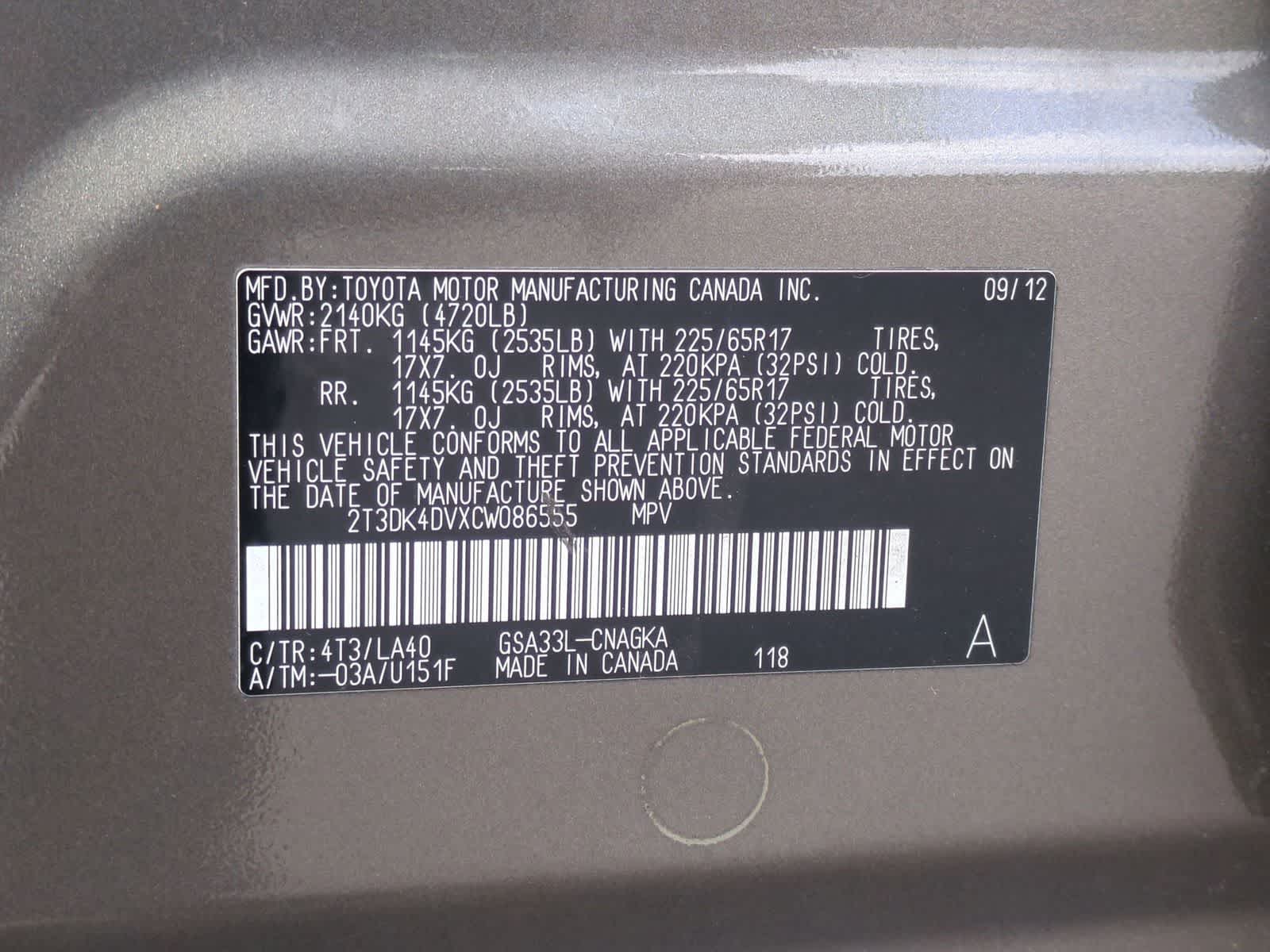 Thumbnail: 2012 Toyota RAV4 - 36