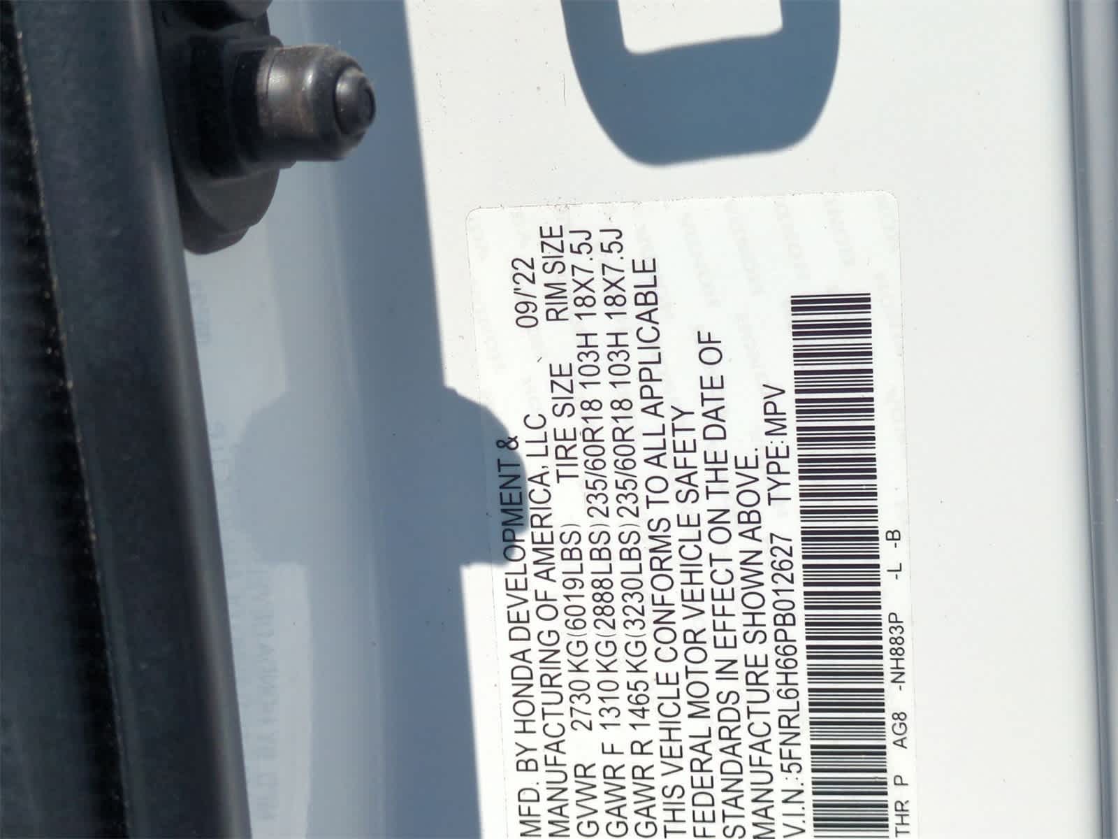 2023 Honda Odyssey EX-L 36