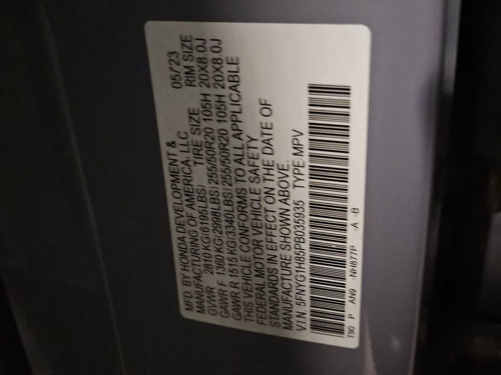 Thumbnail: 2023 Honda Pilot - 34