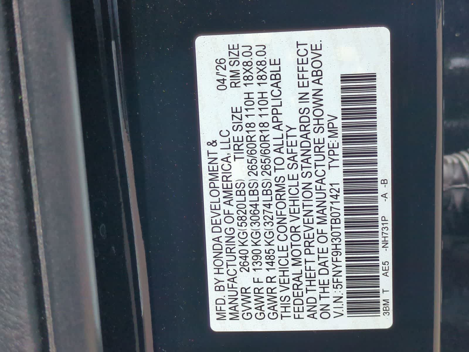 Thumbnail: 2026 Honda Passport - 35