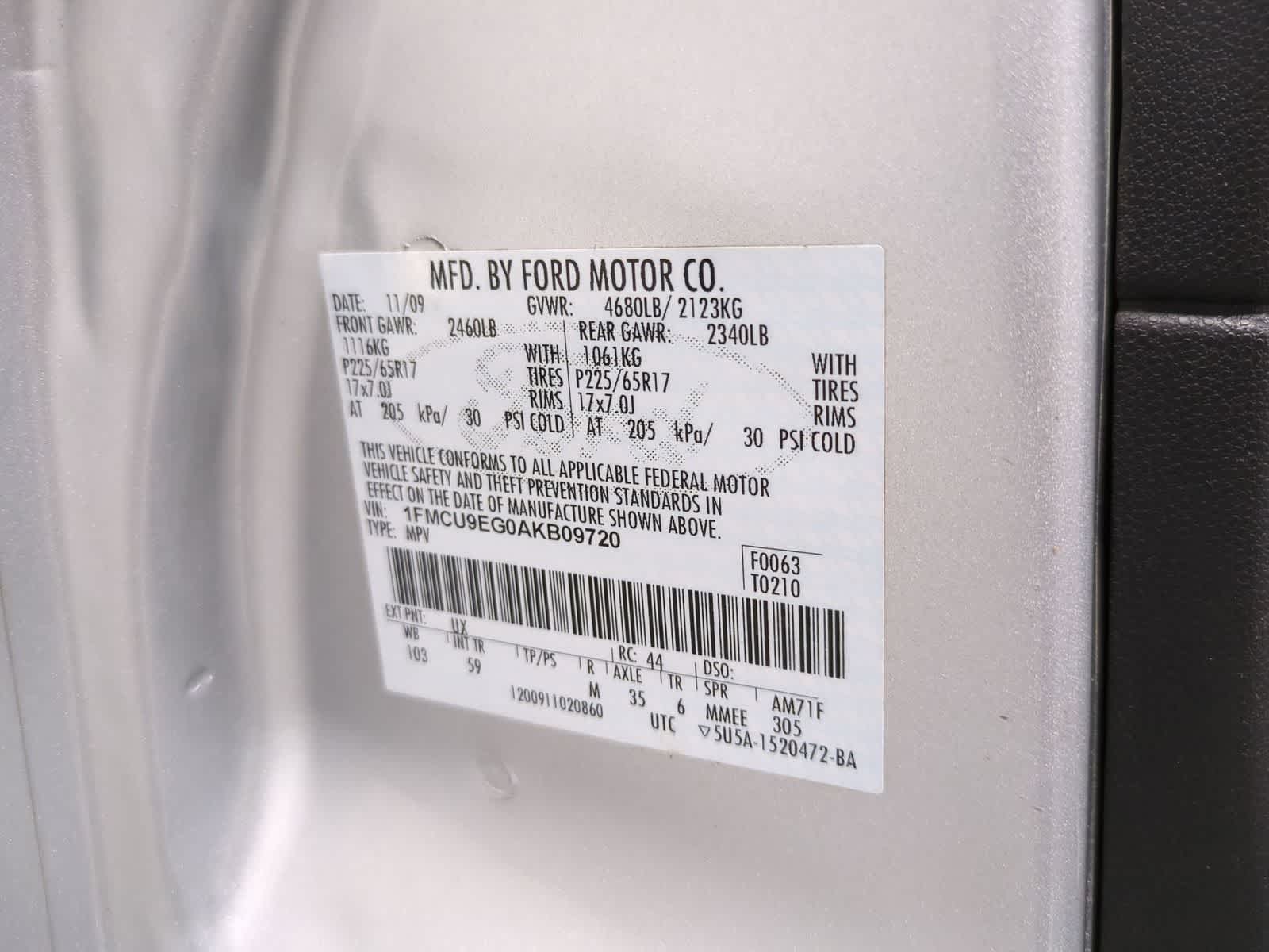 Thumbnail: 2010 Ford Escape - 35