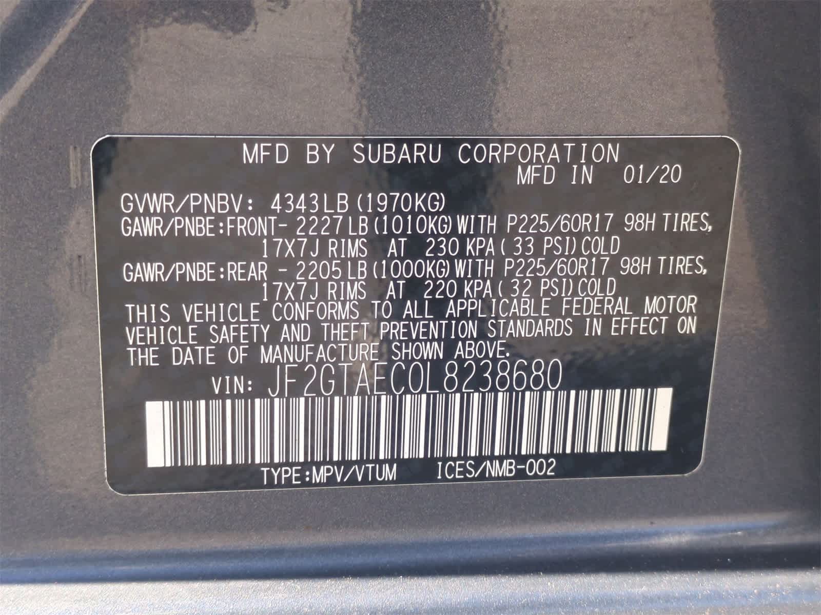 Thumbnail: 2020 Subaru Crosstrek - 36