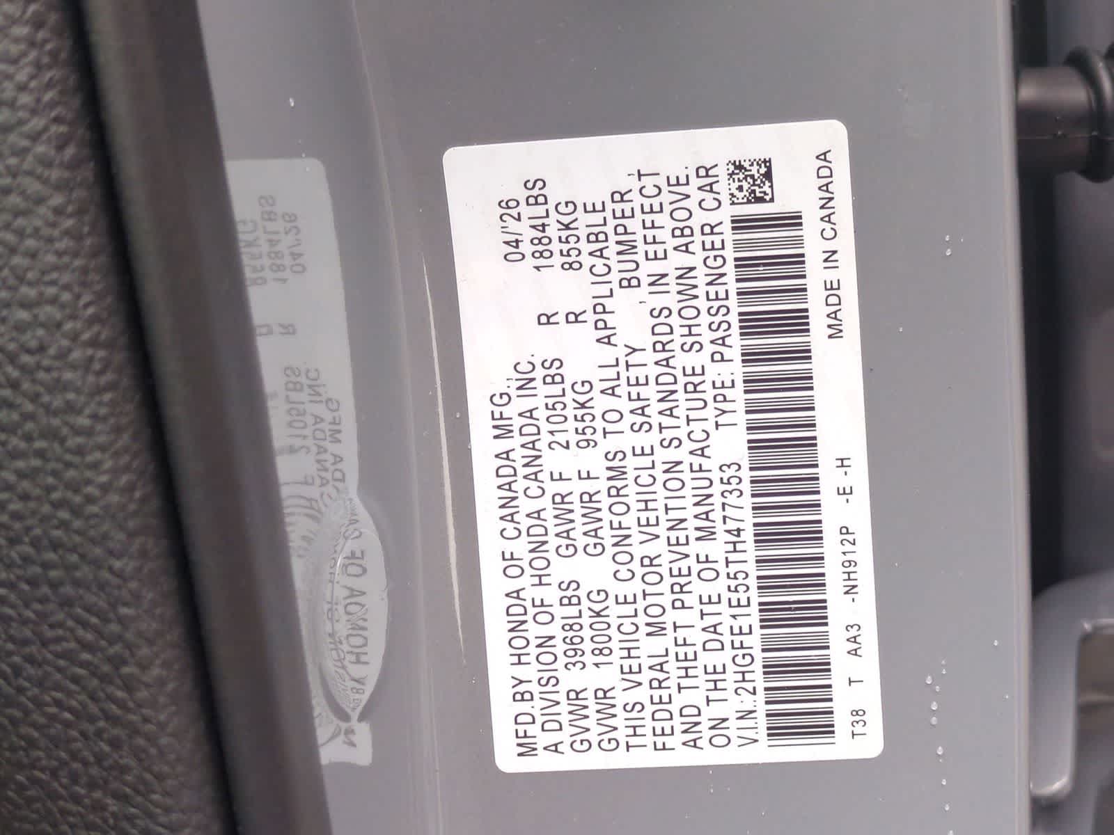 Thumbnail: 2026 Honda Civic - 38