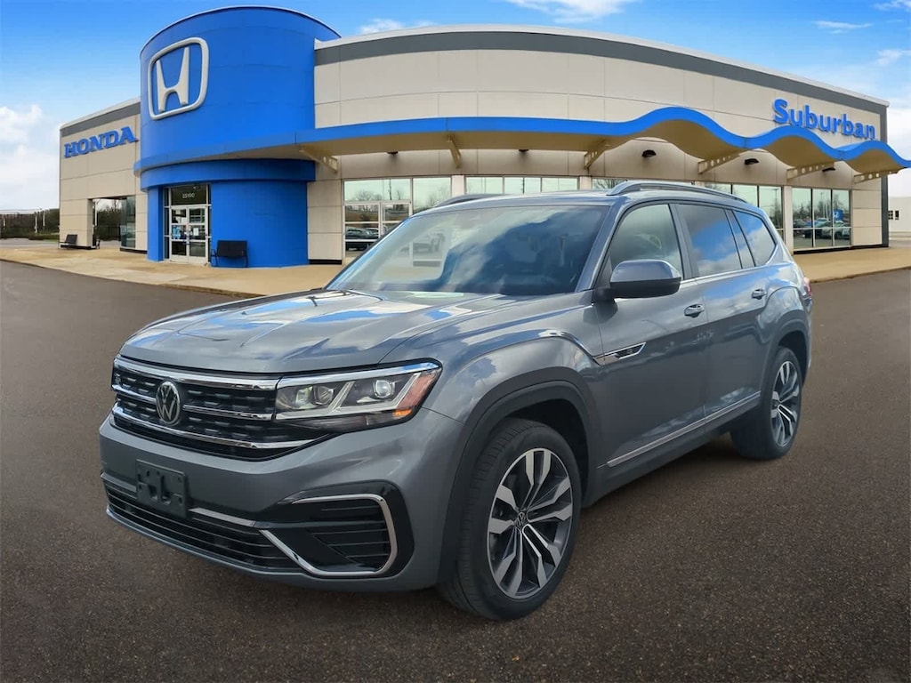 Used 2021 Volkswagen Atlas 3.6L V6 SEL R-Line SUV