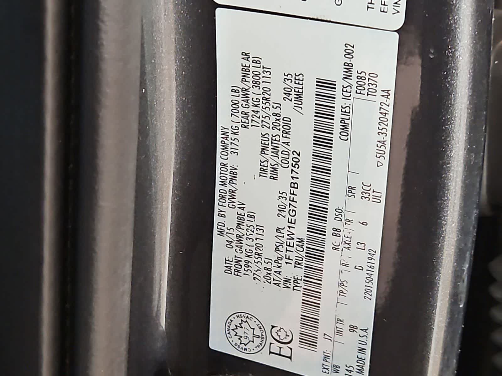 Thumbnail: 2015 Ford F-150 - 36