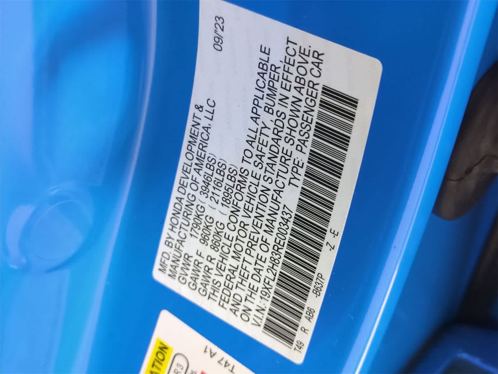 Thumbnail: 2024 Honda Civic - 34