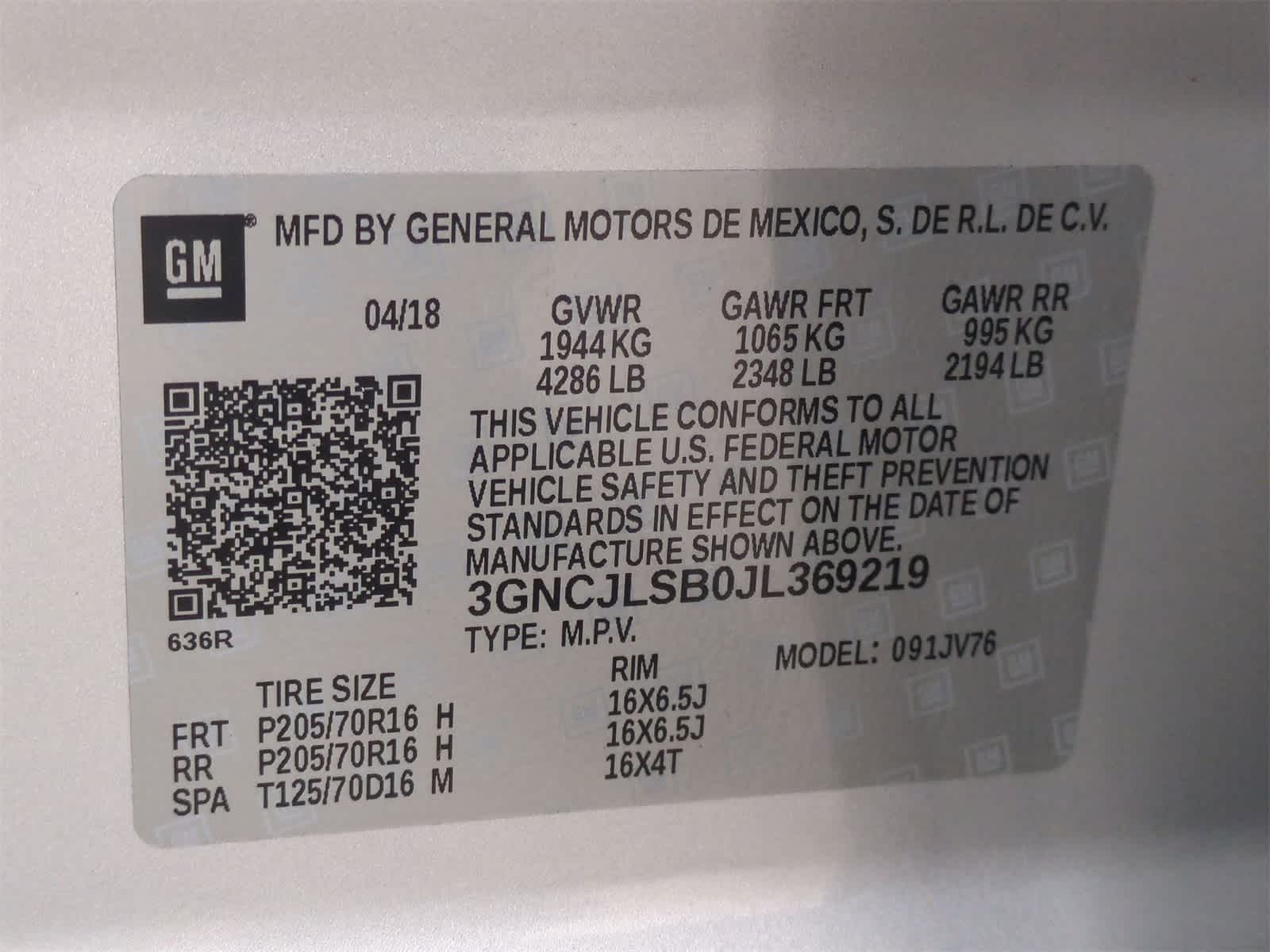 Thumbnail: 2018 Chevrolet Trax - 37