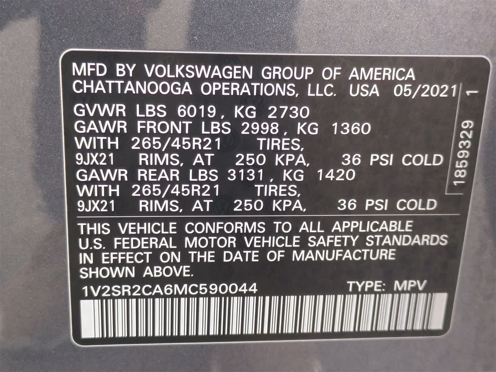 Thumbnail: 2021 Volkswagen Atlas - 39