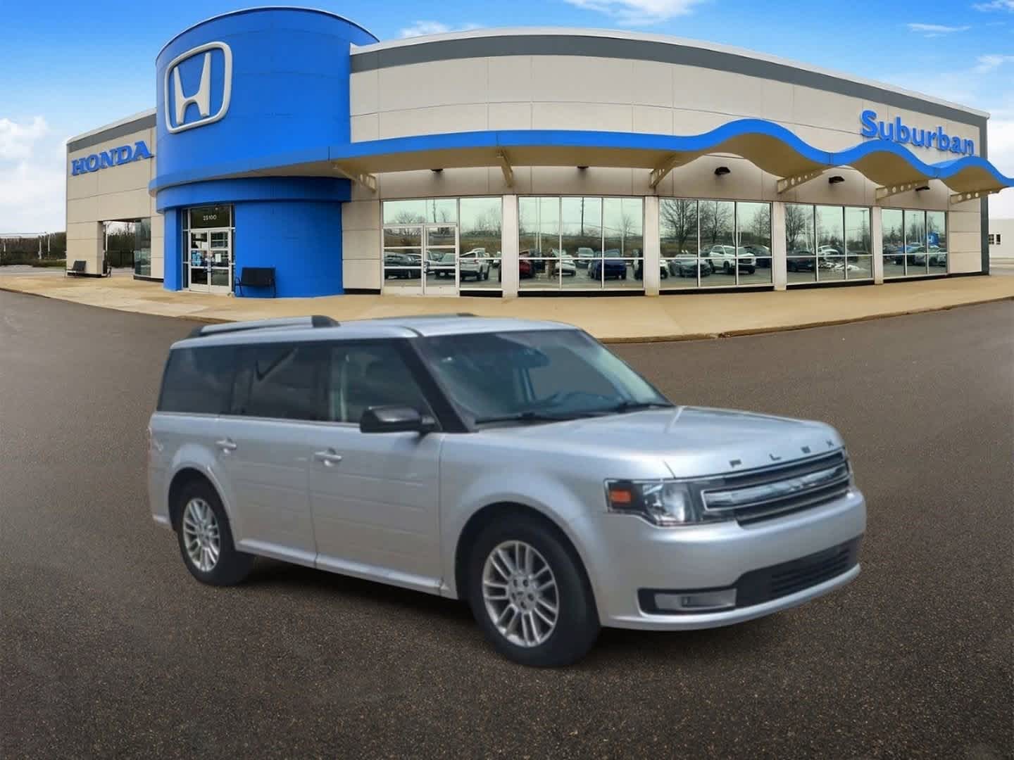 Used 2014 Ford Flex SEL with VIN 2FMHK6C80EBD06327 for sale in Farmington, MI