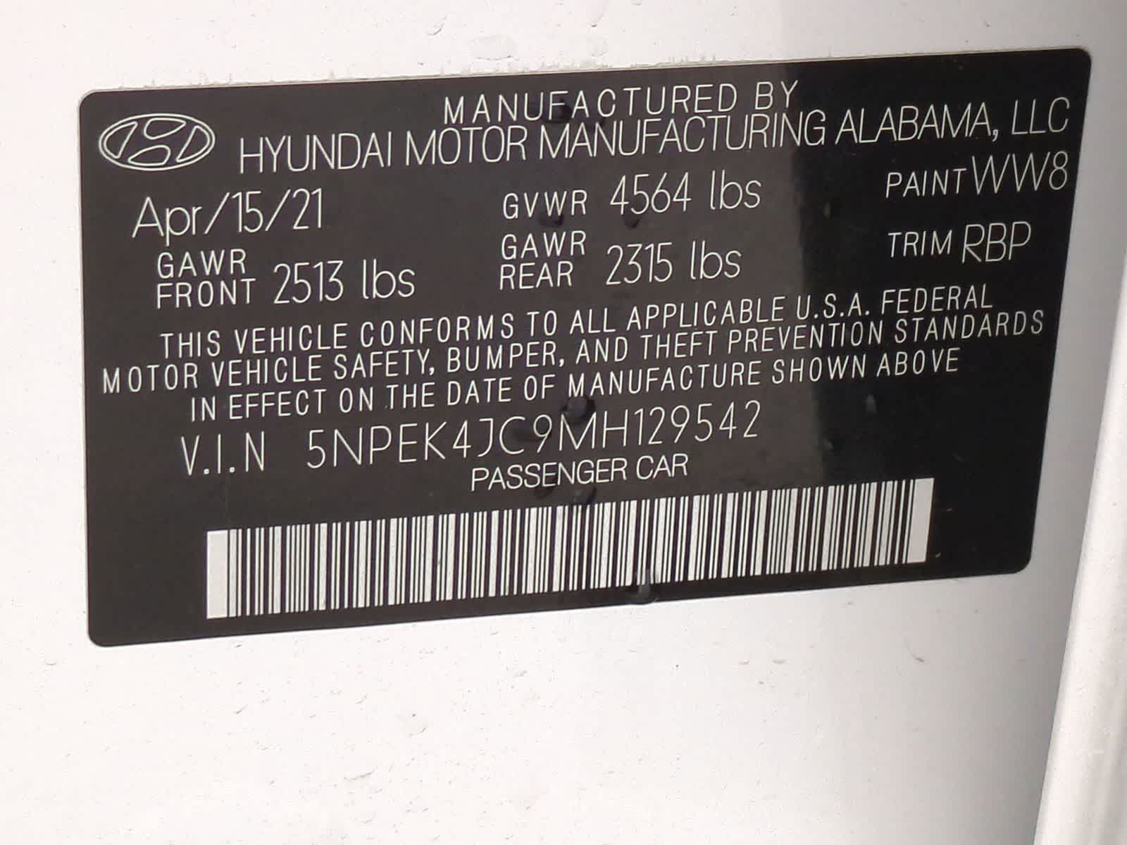 Thumbnail: 2021 Hyundai Sonata - 36