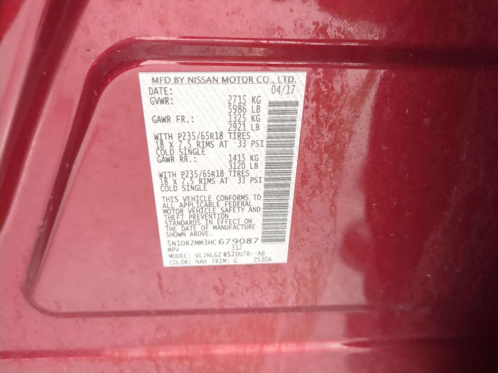 Thumbnail: 2017 Nissan Pathfinder - 37