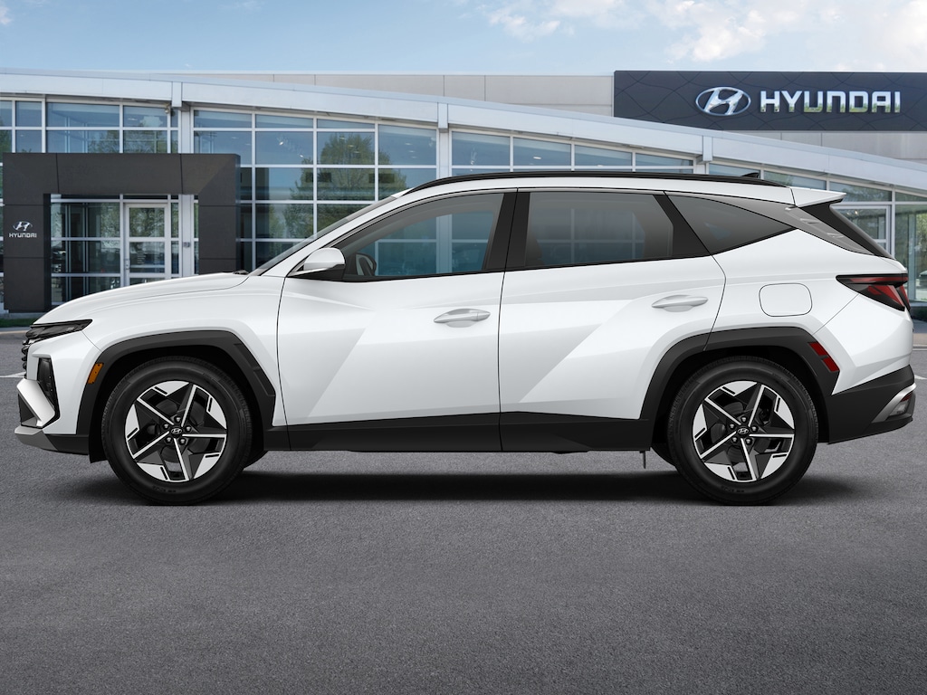 New 2025 Hyundai Tucson SUV SEL FWD Serenity White Pearl For Sale Medford OR Lithia Motors