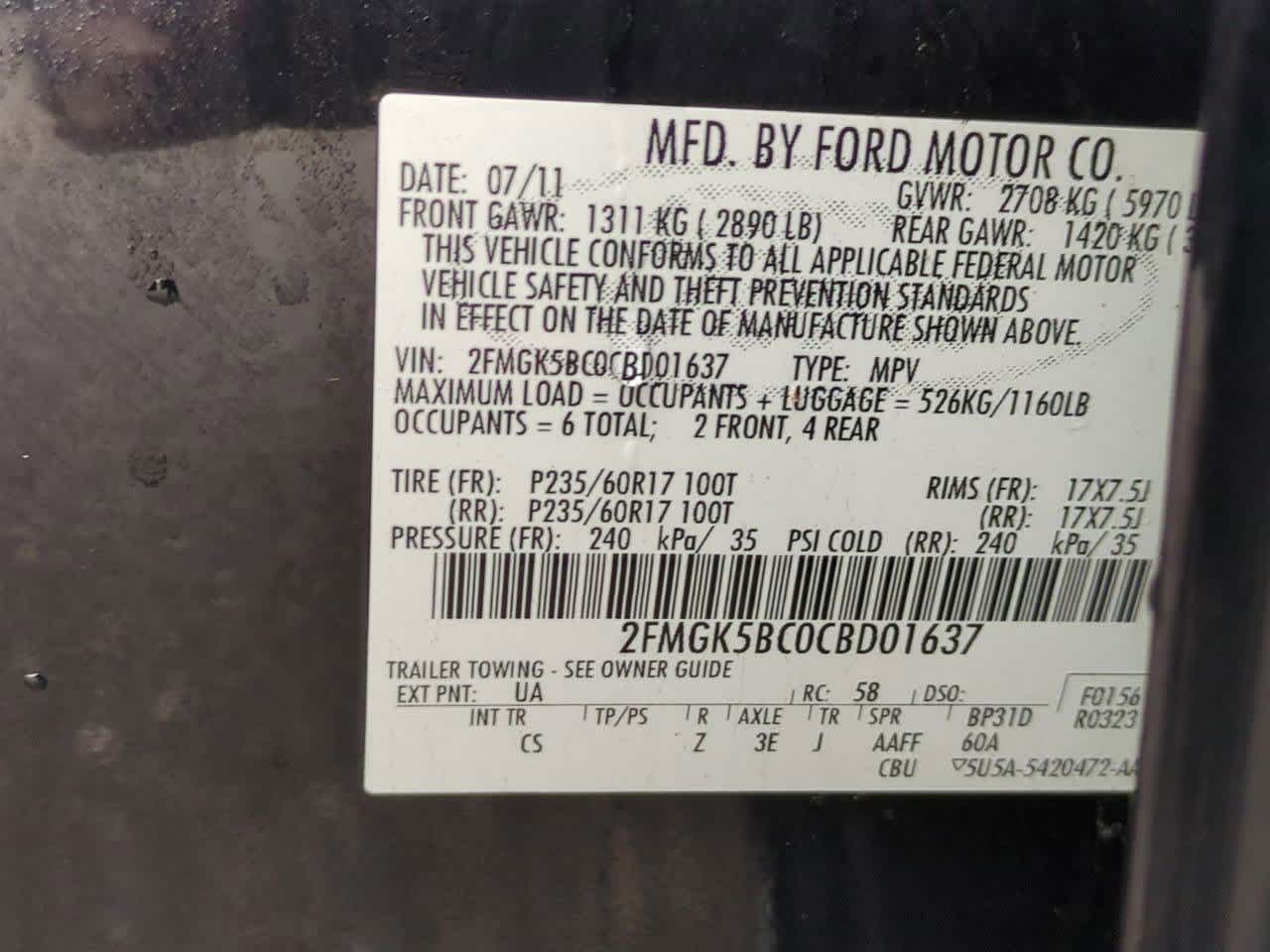 Thumbnail: 2012 Ford Flex - 33