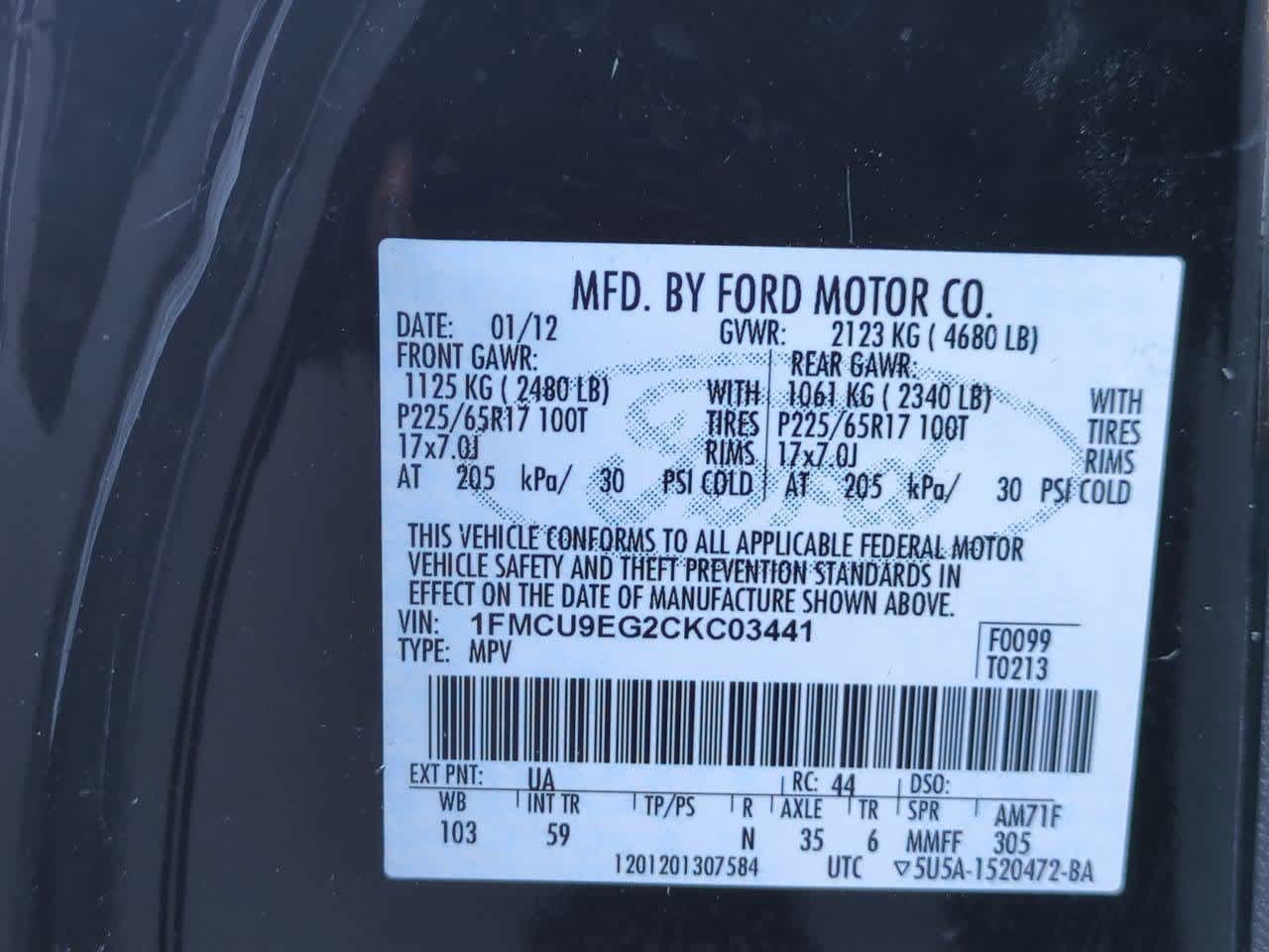 Thumbnail: 2012 Ford Escape - 37