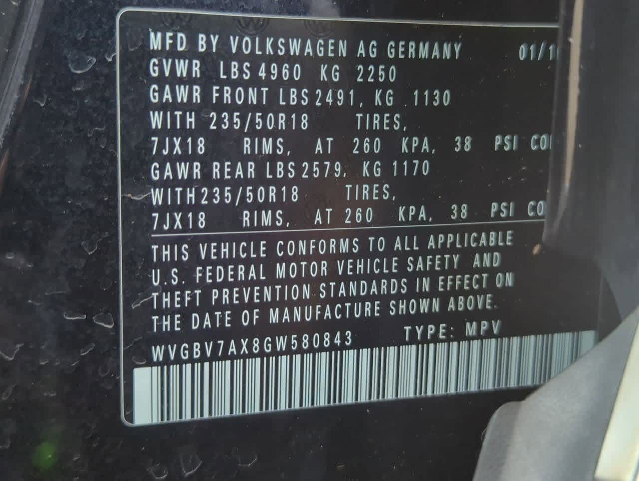 Thumbnail: 2016 Volkswagen Tiguan - 36
