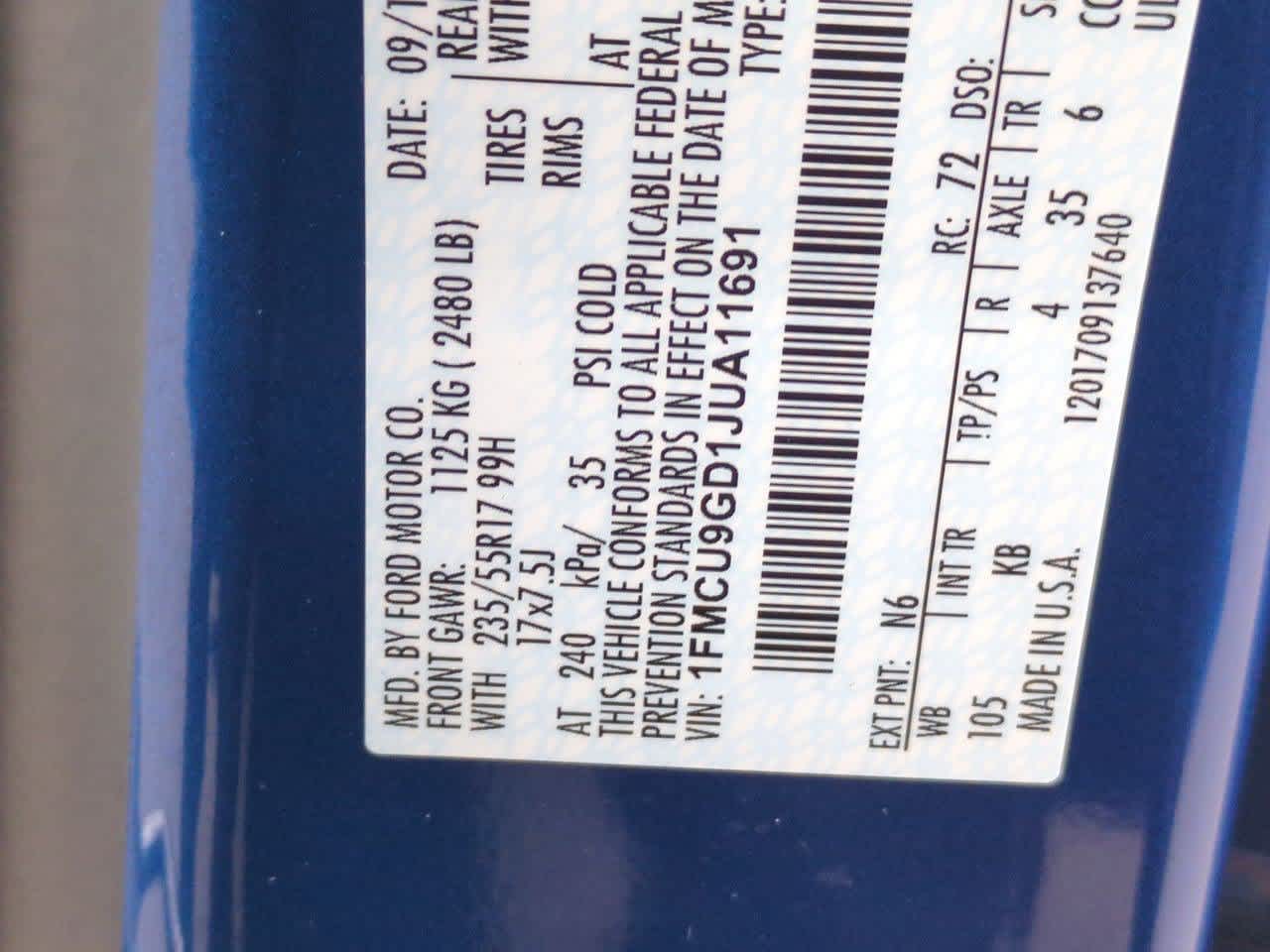 Thumbnail: 2018 Ford Escape - 33