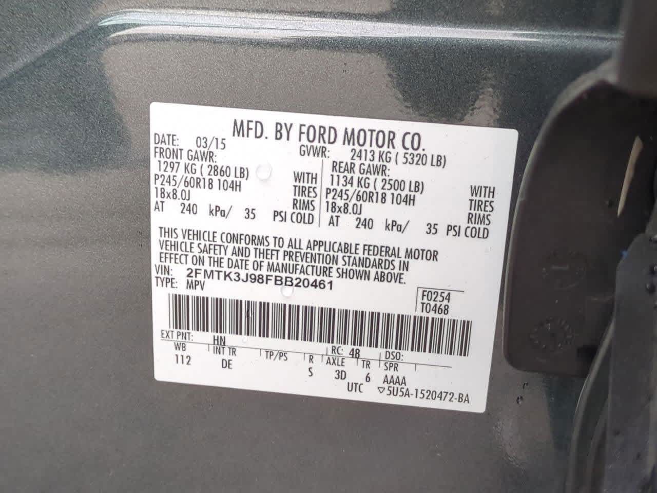 Thumbnail: 2015 Ford Edge - 36