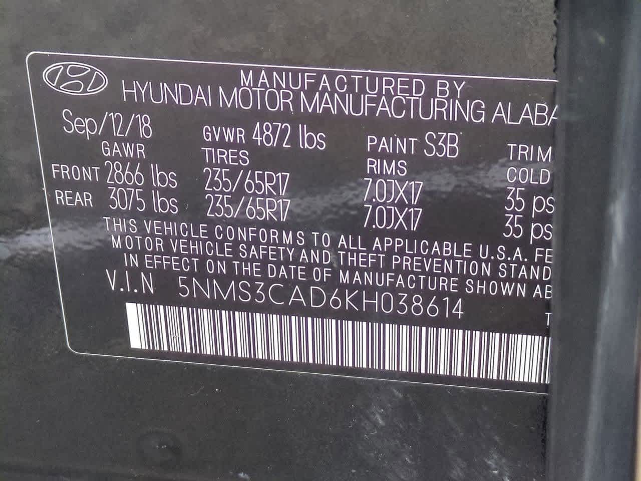 Thumbnail: 2019 Hyundai Santa Fe - 33