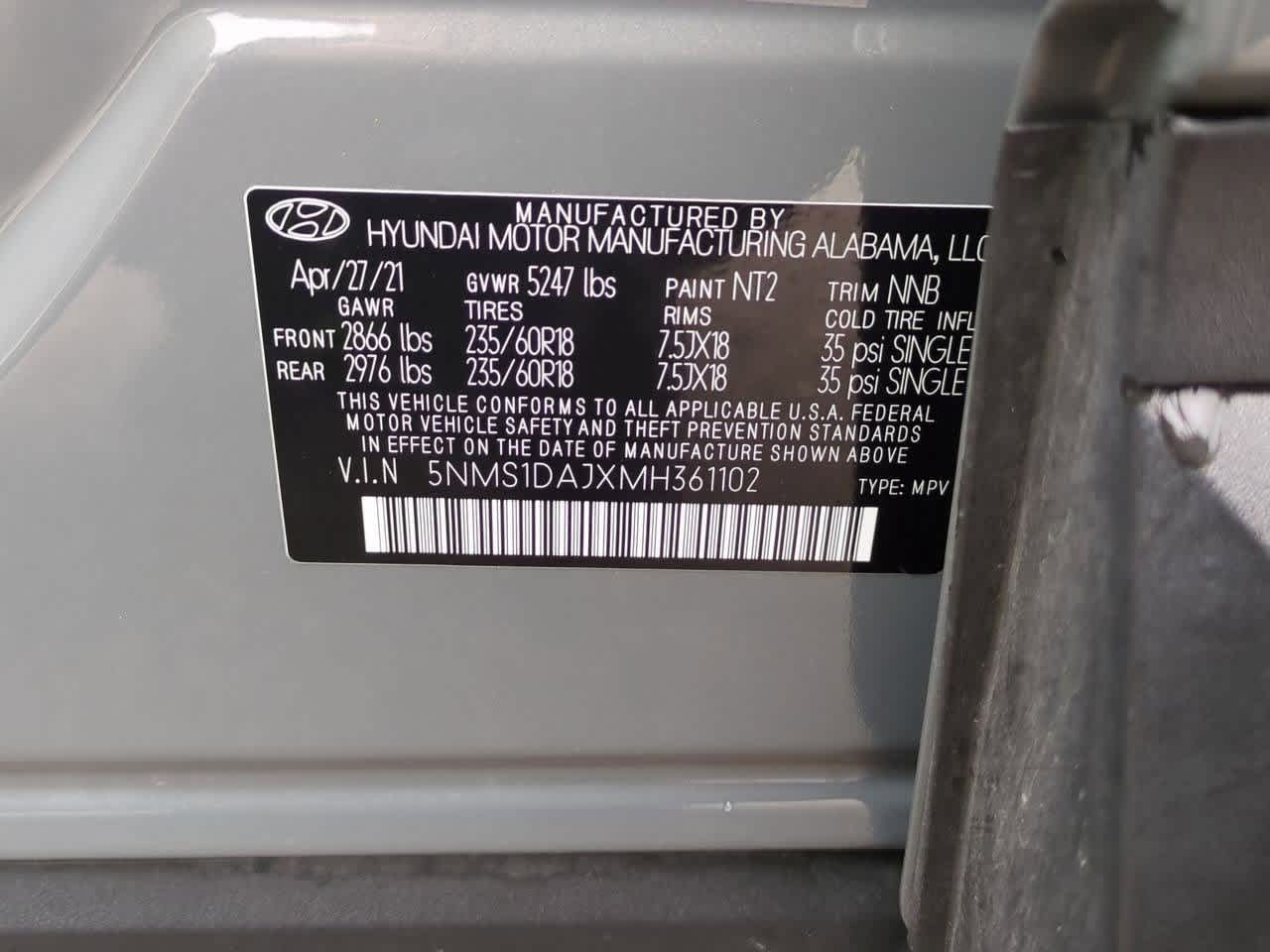 Thumbnail: 2021 Hyundai Santa Fe - 32