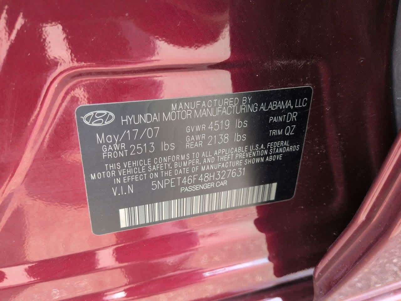 Thumbnail: 2008 Hyundai Sonata - 35