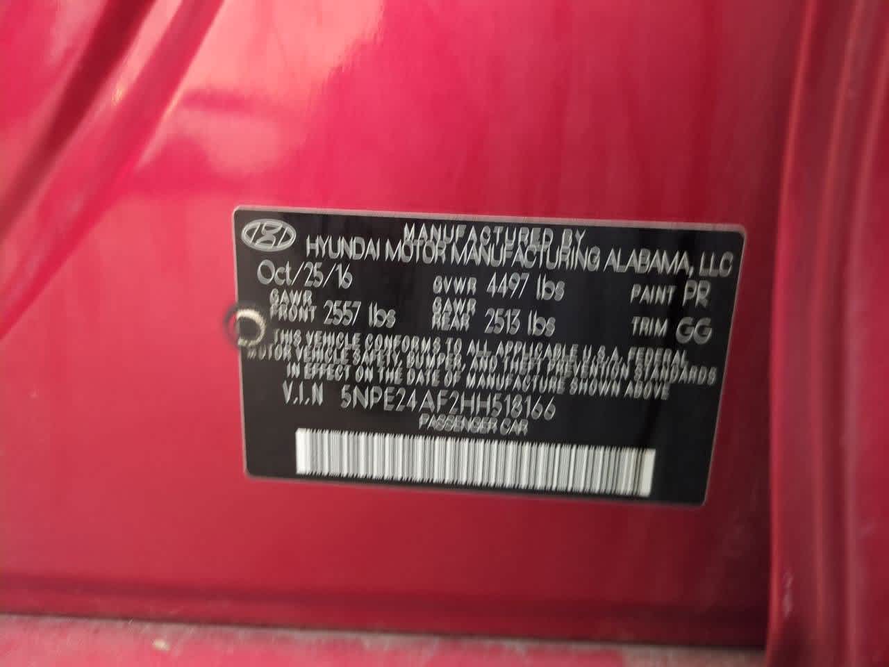 Thumbnail: 2017 Hyundai Sonata - 33