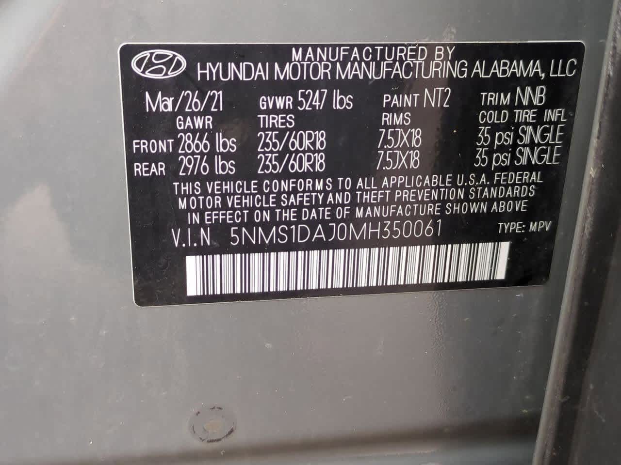 Thumbnail: 2021 Hyundai Santa Fe - 32