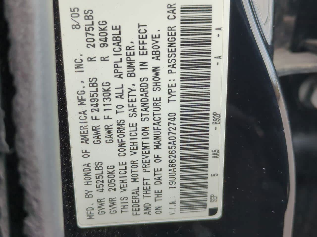 Thumbnail: 2005 Acura TL - 32