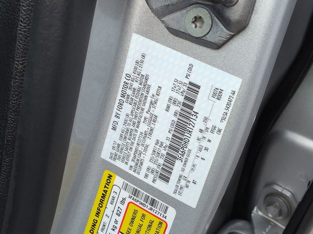 Thumbnail: 2018 Ford Fusion - 34