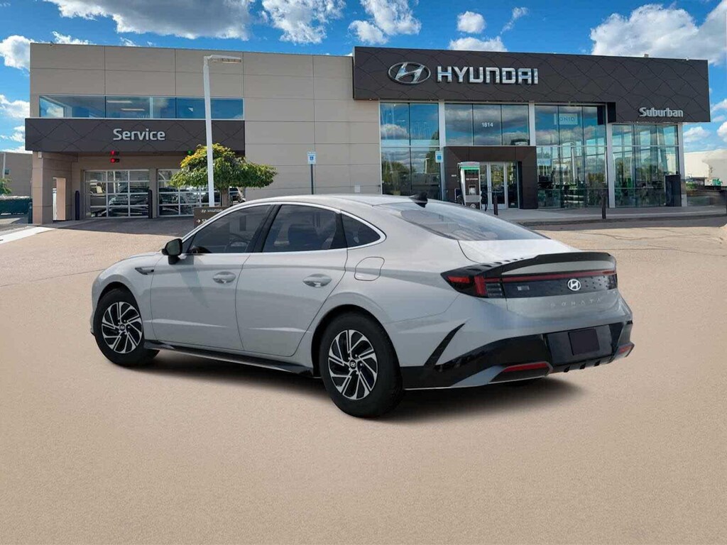 New 2026 Hyundai Sonata Hybrid Blue Sedan