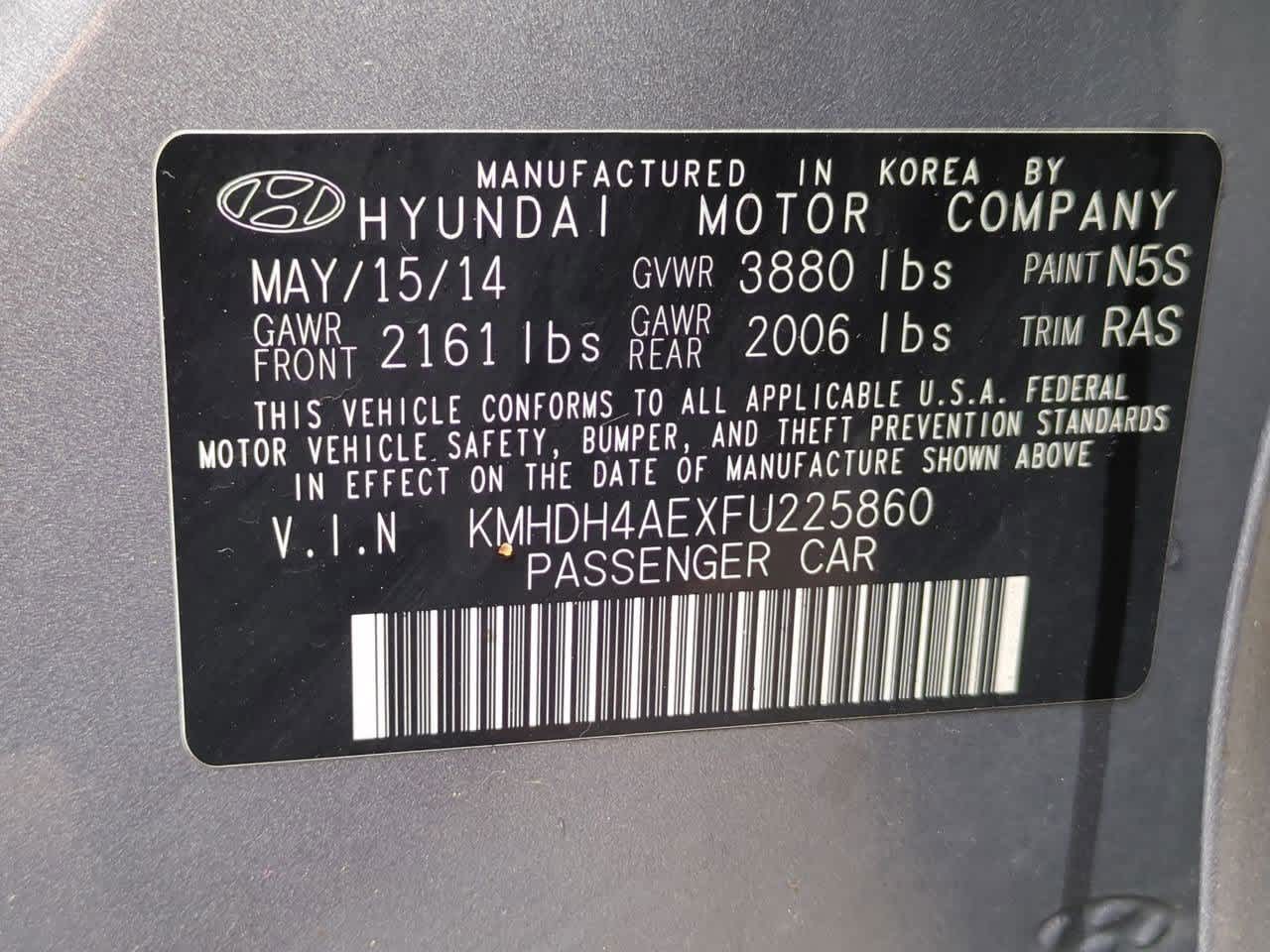 Thumbnail: 2015 Hyundai Elantra - 34