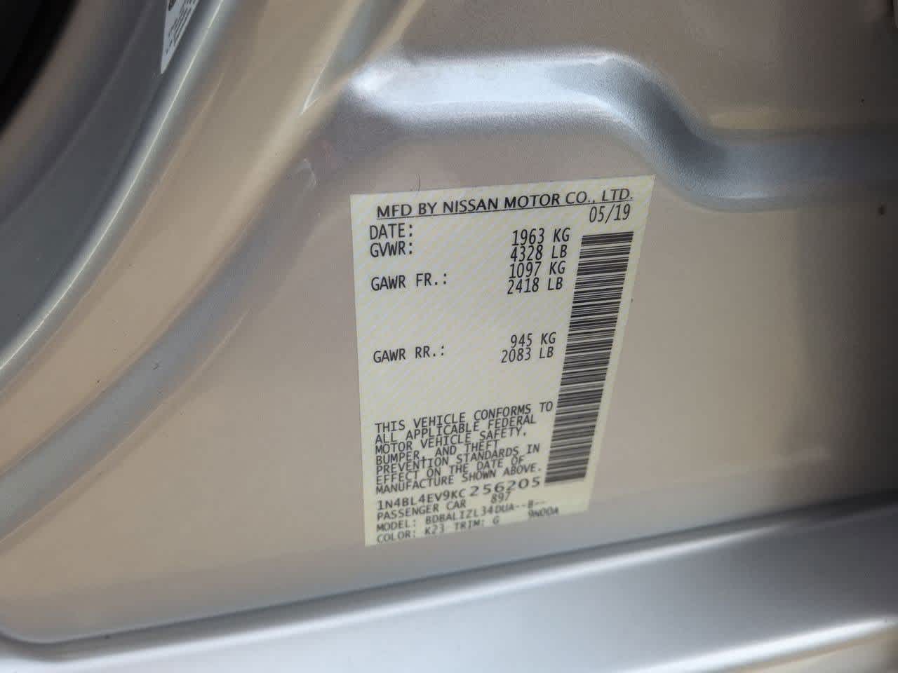 Thumbnail: 2019 Nissan Altima - 35