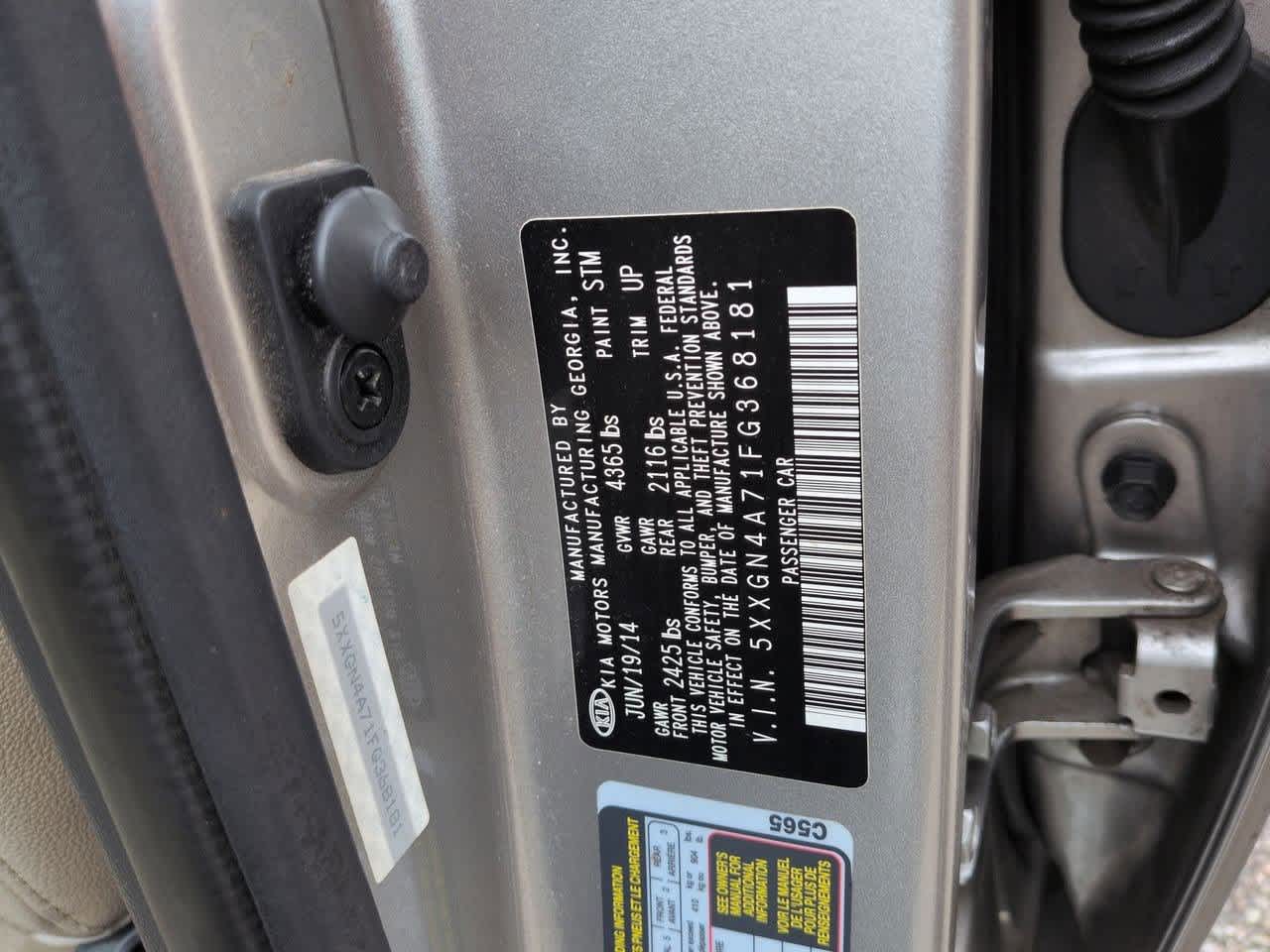 Thumbnail: 2015 Kia Optima - 36